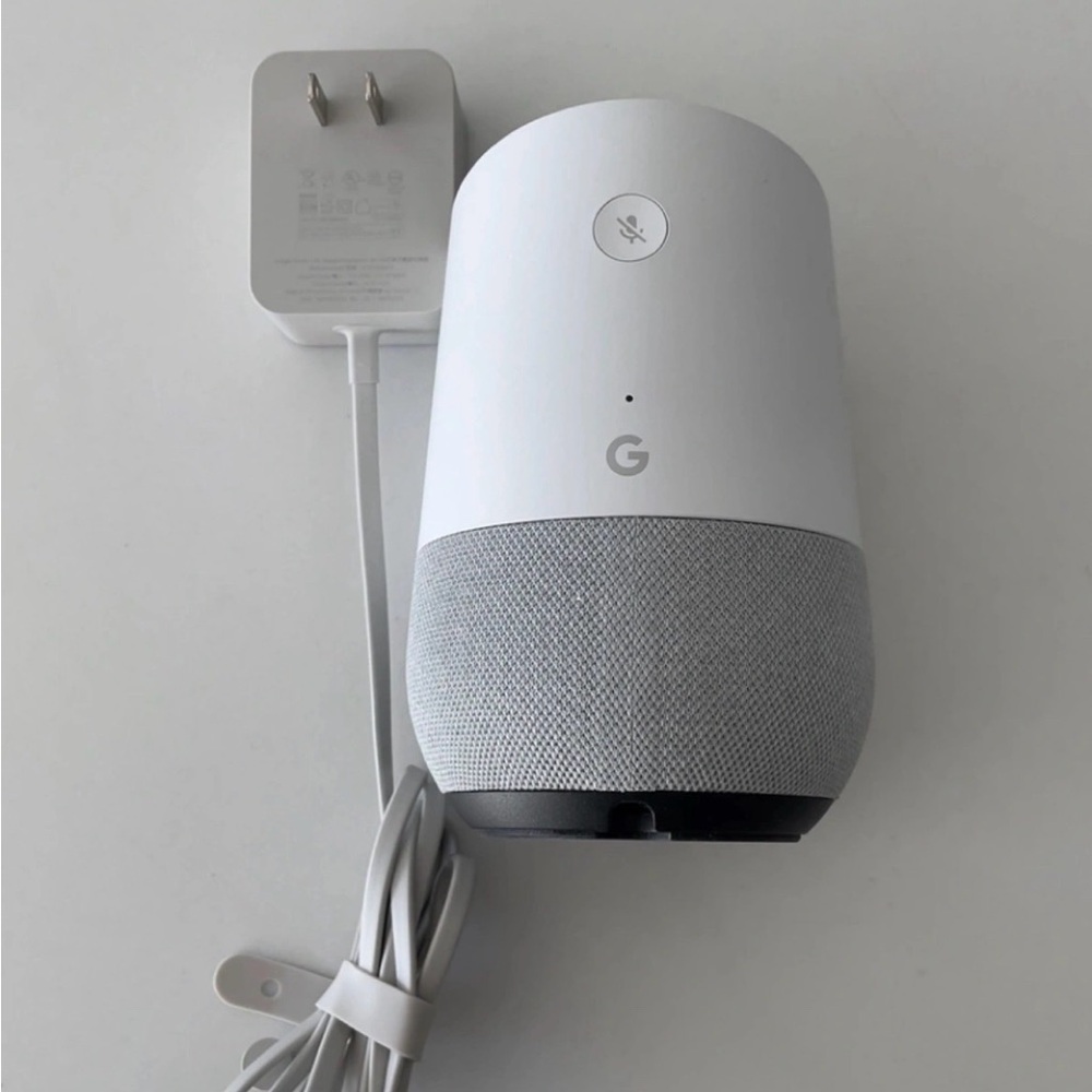 Google Smart Speaker in White and Gray